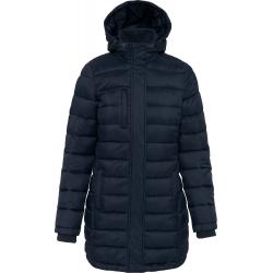 Parka ligera acolchada con capucha para mujer