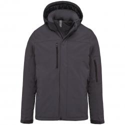 Parka softshell acolchada con capucha hombre