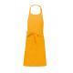 Delantal poliéster/algodón con bolsillo Ref.TTK890-MOSTAZA 