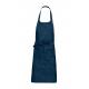 Delantal poliéster/algodón con bolsillo Ref.TTK890-DENIM BLUE 
