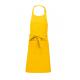Delantal poliéster/algodón con bolsillo Ref.TTK890-AMARILLO 