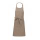 Delantal poliéster/algodón con bolsillo Ref.TTK890-BEIGE 