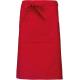 Delantal largo poliéster/algodón Ref.TTK897-RED 