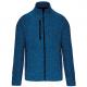 Chaqueta jaspeada con cremallera hombre Ref.TTK9106-LIGERO ROYAL BLUE MELANGE