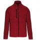 Chaqueta jaspeada con cremallera hombre Ref.TTK9106-MEZCLA ROJA