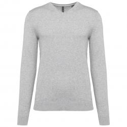 Jersey cuello de pico ecorresponsable hombre