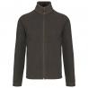 Chaqueta micropolar con cremallera y mangas raglán hombre