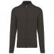 Chaqueta de punto con cremallera hombre Ref.TTK961-GRIS OSCURO