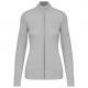 Chaqueta de punto con cremallera mujer Ref.TTK962-MEZCLA DE GRISES