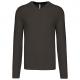 Jersey cuello de pico hombre Ref.TTK965-GRIS OSCURO