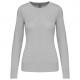 Jersey cuello redondo manga larga mujer Ref.TTK968-MEZCLA DE GRISES