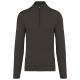 Jersey 1/4 cremallera hombre Ref.TTK970-GRIS OSCURO