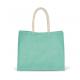 Bolsa de playa en yute Ref.TTKI0219-MENTA DE HIELO 