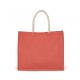 Bolsa de playa en yute Ref.TTKI0219-VERDADERO CORAL 