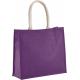 Bolsa de playa en yute Ref.TTKI0219-VIOLETA DE CIRUELA 