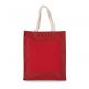 Bolsa shopper de yute con asas de algodón Ref.TTKI0221-RED DE CEREZAS/ORO 