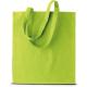 Bolsa de algodón personalizada con asas largas 130g/m2 Ref.TTKI0223-LIMA QUEMADA 