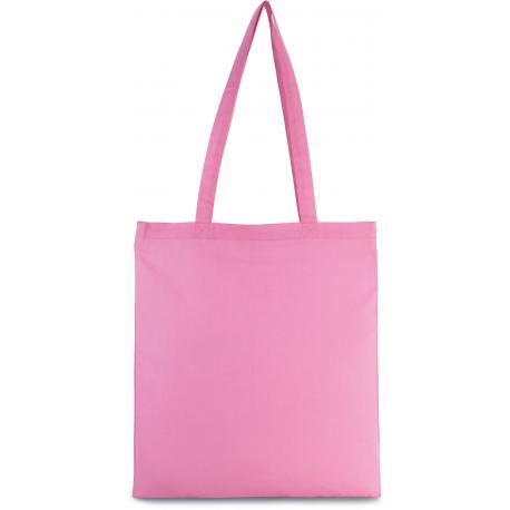 Bolsa de algodón personalizada con asas largas 130g/m2
