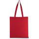 Bolsa de algodón personalizada con asas largas 130g/m2 Ref.TTKI0223-ROJO CEREZA 