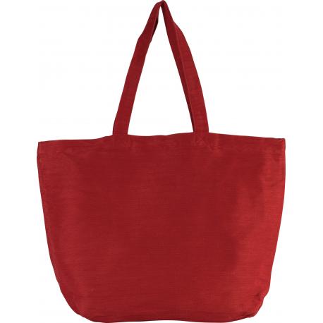 Bolsa grande de juco con forro interior