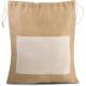 Bolsa de yute con cordones Ref.TTKI0239-NATURAL/ORO 