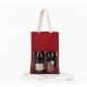 Bolsa de yute para botellas Ref.TTKI0268-RED DE CEREZAS/ORO 