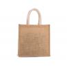 Bolsa estilo tote de tela de yute, modelo grande