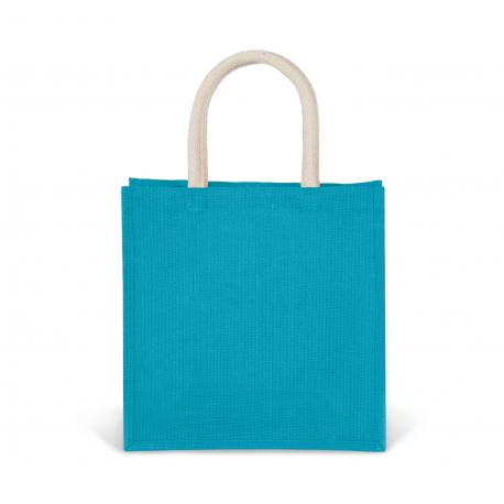 Bolsa estilo tote de tela de yute, modelo grande