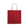 Bolsa estilo tote de tela de yute, modelo grande