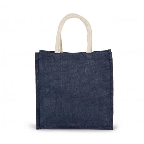 Bolsa estilo tote de tela de yute, modelo grande