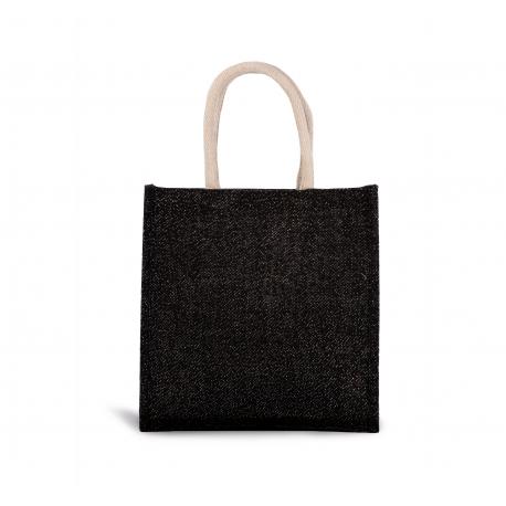 Bolsa estilo tote de tela de yute, modelo grande