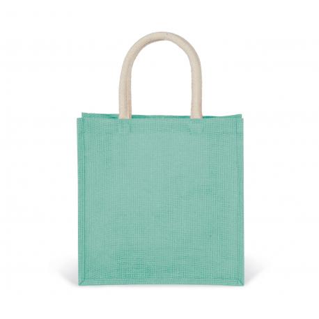 Bolsa estilo tote de tela de yute, modelo grande