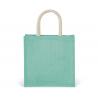 Bolsa estilo tote de tela de yute, modelo grande