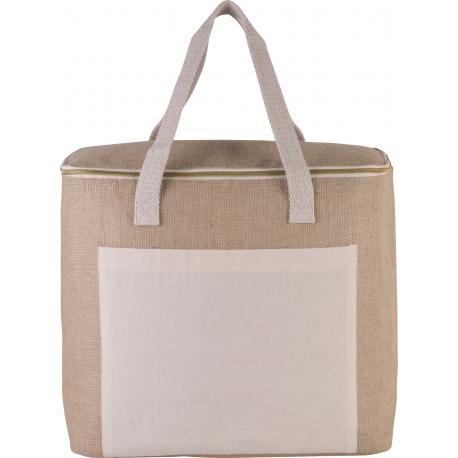 Bolsa isotérmica de yute - modelo grande