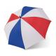 Paraguas de golf grande Ref.TTKI2008-REFLEJO AZUL/BLANCO/ROJO FRANCES 