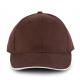 Orlando - gorra 6 paneles Ref.TTKP011-CHOCOLATE/BEIGE 