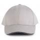 Orlando - gorra 6 paneles Ref.TTKP011-GRIS CLARO/GRIS OSCURO 