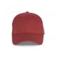 Orlando - gorra 6 paneles Ref.TTKP011-TERRACOTA ROJA/GRIS PIZARRA 