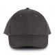 Orlando - gorra 6 paneles Ref.TTKP011-GRIS OSCURO/NEGRO 