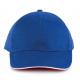 Orlando - gorra 6 paneles Ref.TTKP011-AZUL REAL/BLANCO/ROJO 