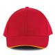 Orlando - gorra 6 paneles Ref.TTKP011-ROJO/AMARILLO 