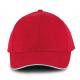 Orlando - gorra 6 paneles Ref.TTKP011-ROJO/BLANCO/VERDE 
