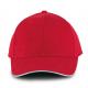 Orlando - gorra 6 paneles Ref.TTKP011-ROJO/BLANCO/VERDE 