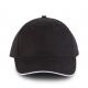 Orlando - gorra 6 paneles Ref.TTKP011-BLANCO NEGRO 