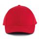 Orlando - gorra 6 paneles Ref.TTKP011-NEGRO ROJO 