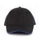 Orlando - gorra 6 paneles Ref.TTKP011-BLACK/ROYAL BLUE 