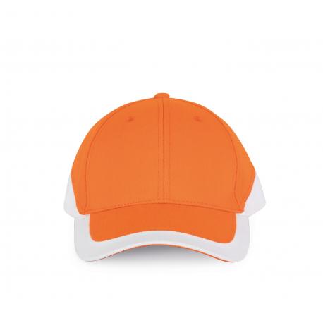 Gorra bicolor 6 paneles Racing