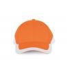 Gorra bicolor 6 paneles Racing