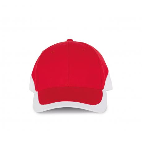 Gorra bicolor 6 paneles Racing