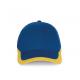 Gorra bicolor 6 paneles Racing Ref.TTKP045-AZUL REAL/AMARILLO 